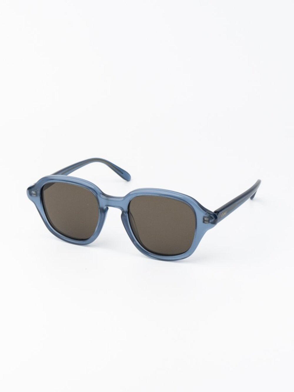 Loewe Men Sunglasses Blue Grey Round LW40163I 84E NEW AUTHENTIC